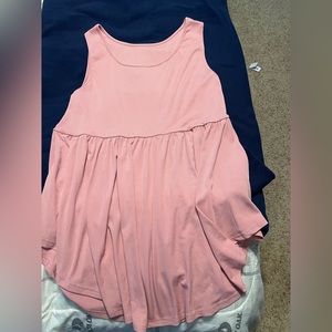 Pink summer tank babydoll style